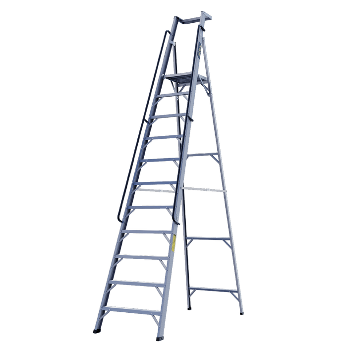 Escalera tipo Plataforma en Aluminio 13 Pasos / 4,60 Metros - Tipo IA