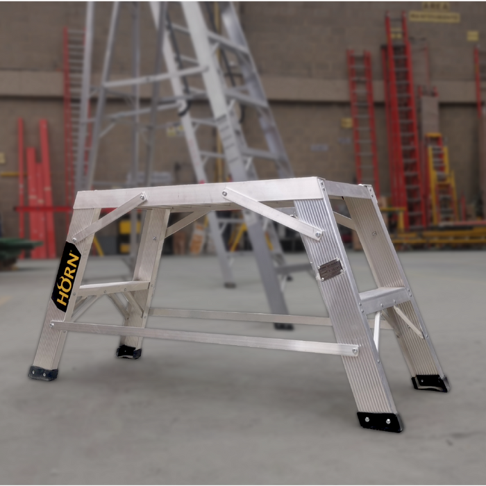 Escalera tipo Mini Plataforma en Aluminio 2 Pasos / 0,57 Metros - Tipo IA